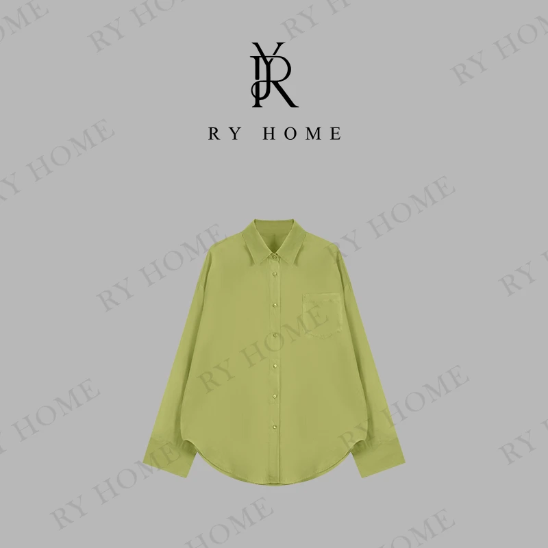 【容雨RYHOME】苎麻＋时尚休闲气质设计感衬衫251C1362