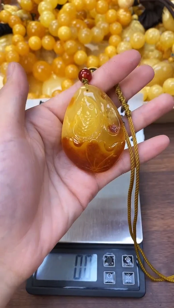 裸石琥珀未镶嵌天然琥珀蜜蜡