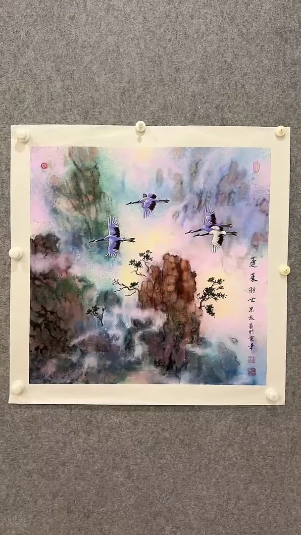 国画王忠权-4平尺-国画作品