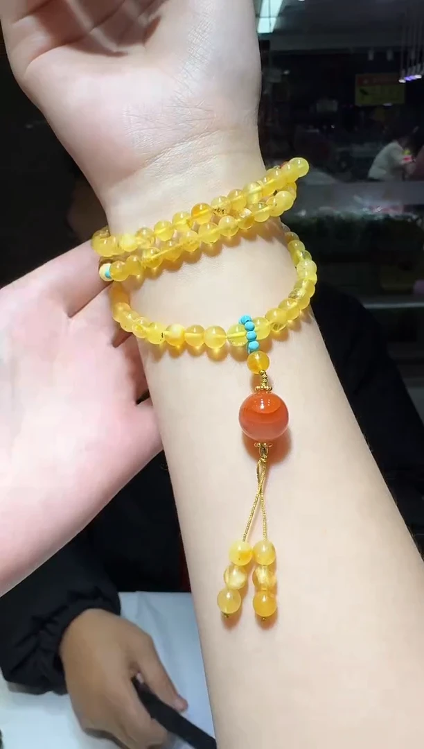 【闪购商品】蜜蜡手链未镶嵌多样性发一件 104