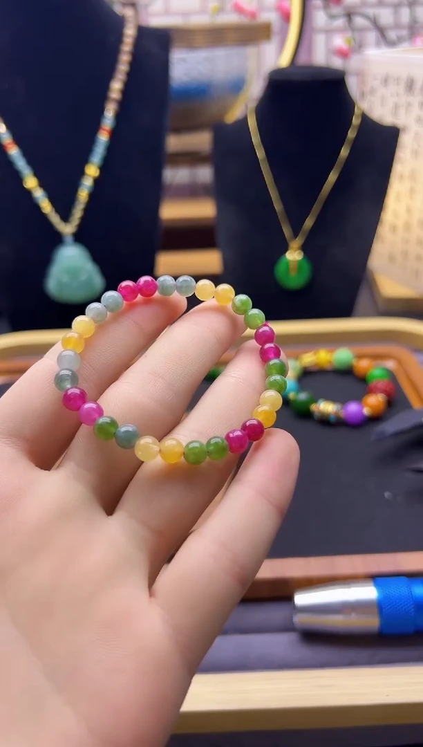 【闪购商品】碧玺耳饰14K金镶嵌S157