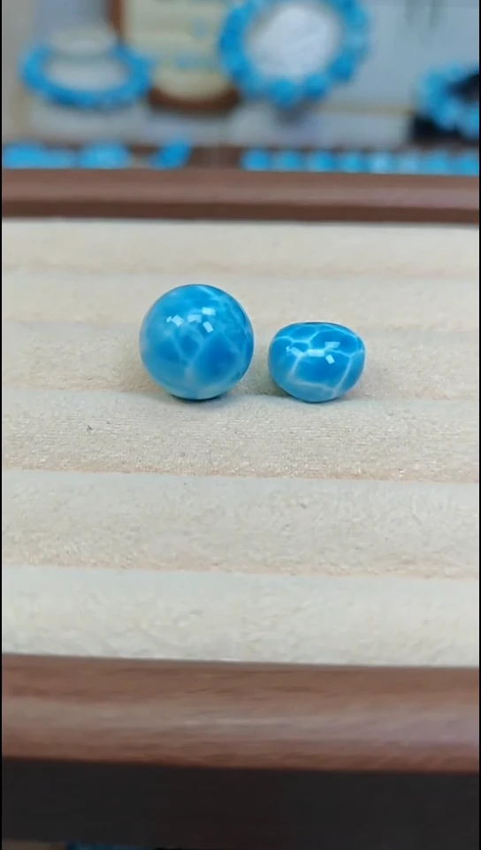 未镶嵌针钠钙石（海纹石）珠宝半成品L*•多样性发2
