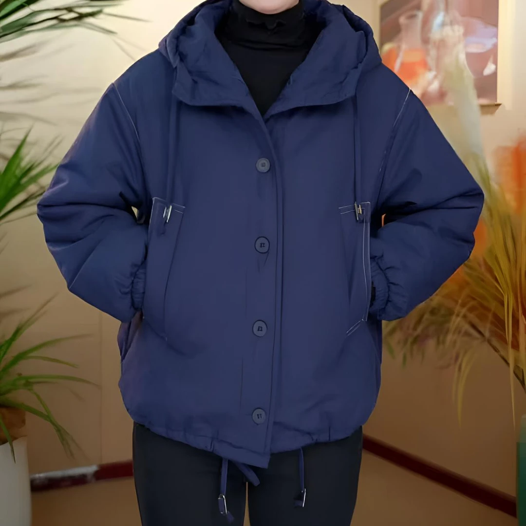 新款时尚外套女百搭休闲夹克棉服8013