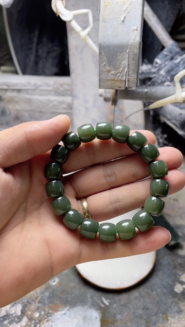 手串未镶嵌和田玉【手艺人珠宝624】04  gx