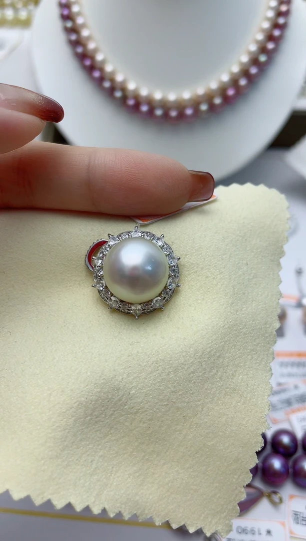 【闪购商品】海水珍珠颈饰银S925镶嵌W62