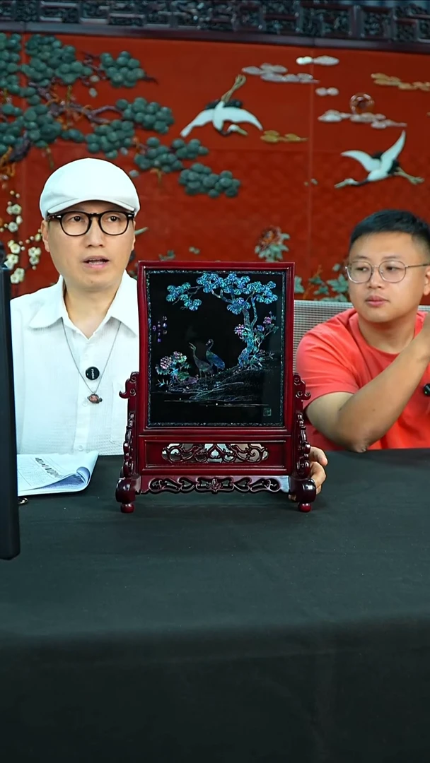 YZQQ点螺22方有边福寿图