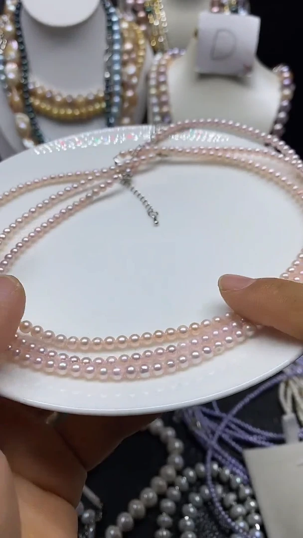 淡水珍珠未镶嵌颈饰多人