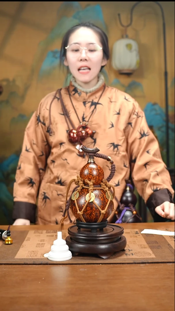 XS009网兜款大漆酒葫芦（现货现发）