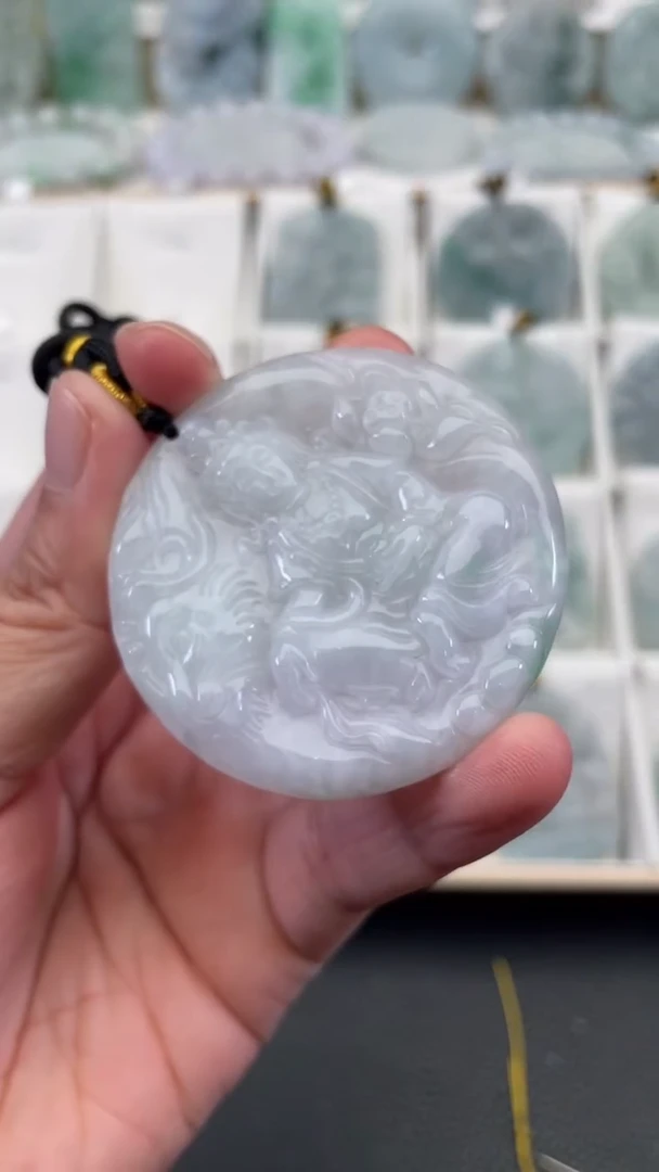 颈饰未镶嵌翡翠天然缅甸翡翠A货276