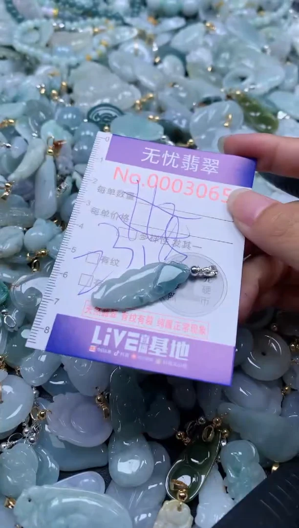 翡翠未镶嵌吊坠(不含链)3065