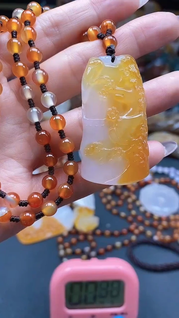 【闪购商品】玛瑙/玉髓颈饰未镶嵌dd