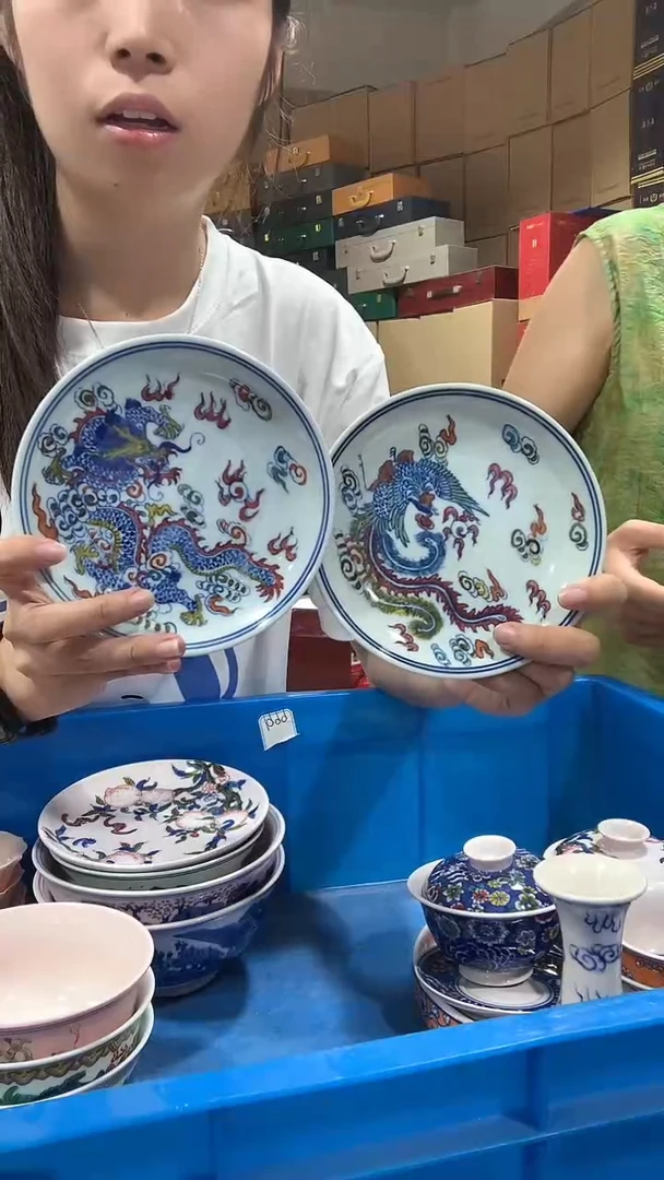 摆件景德镇陶瓷绿稀土