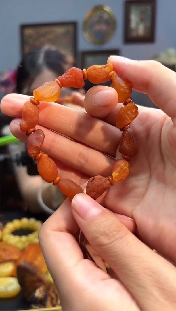 手串琥珀未镶嵌手串