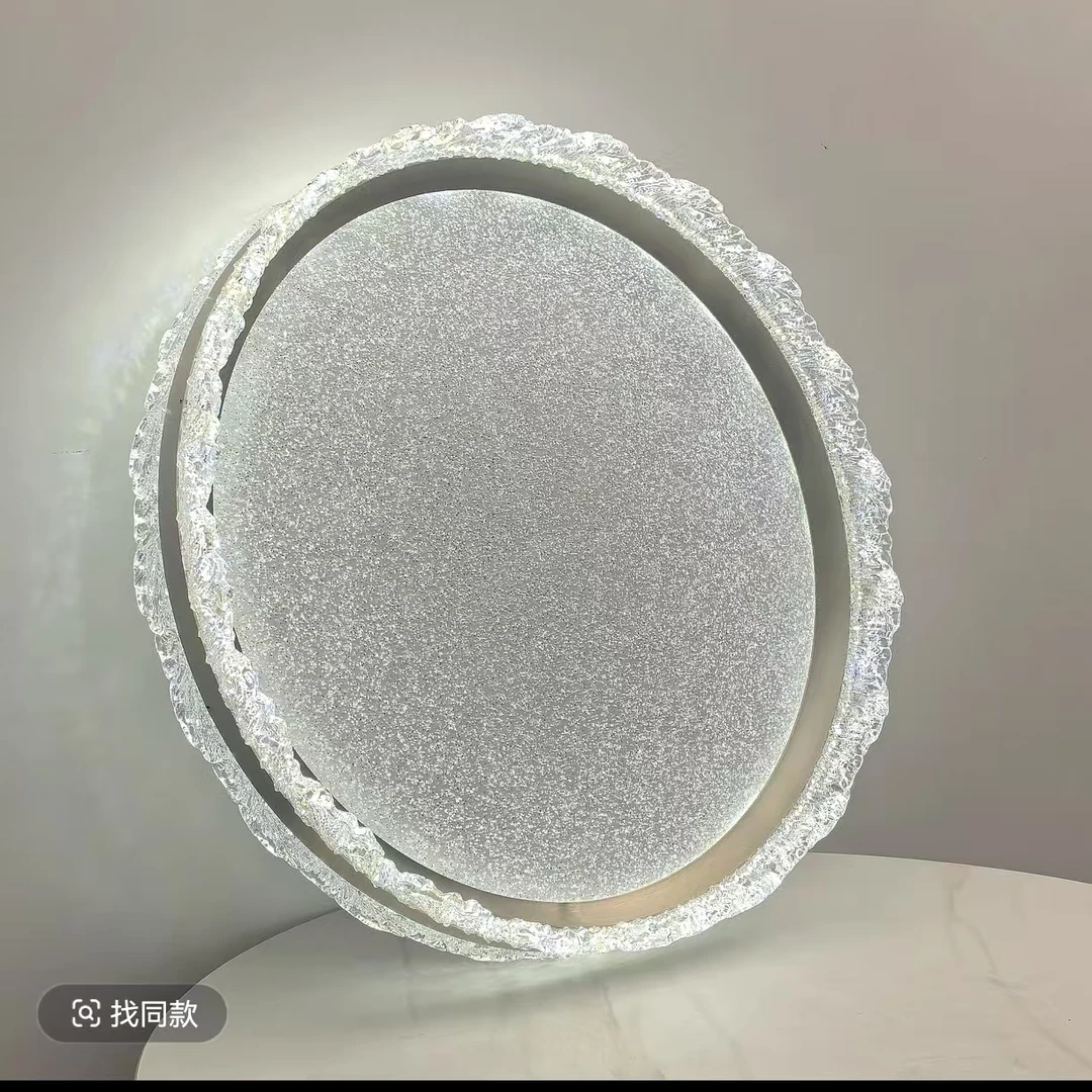 2025年新款高端led卧室灯轻奢简约婚房圆形灯饰房间吸顶灯客厅灯