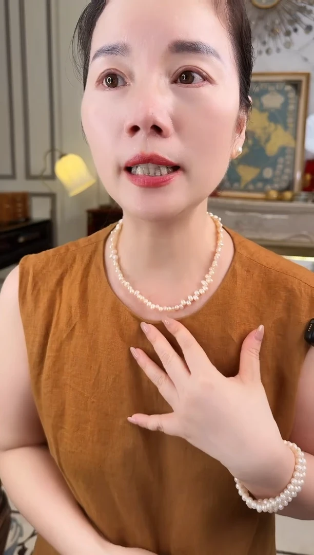 淡水珍珠未镶嵌项链不规则项链 肉粉色