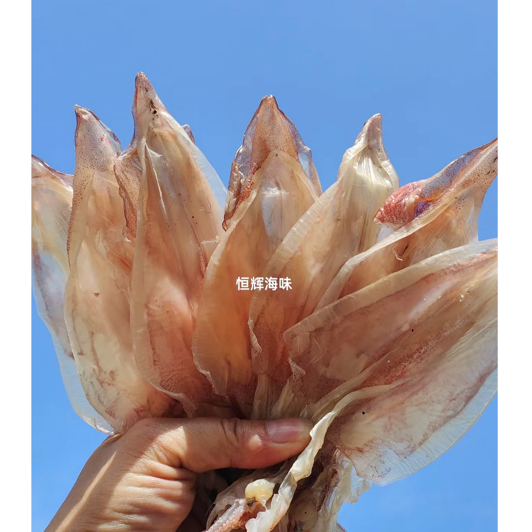 广东汕尾本港吊晒鱿鱼干      中号  8成干