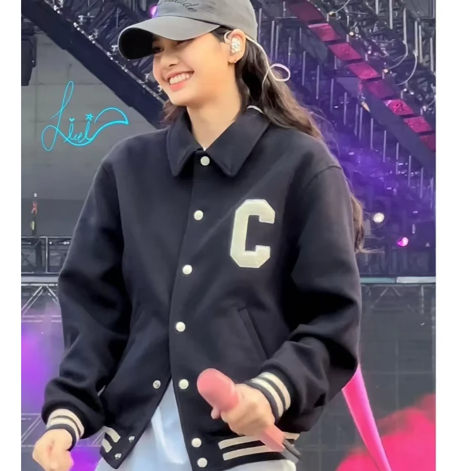 全新未使用 Celine/思琳 徽标连帽长袖 深蓝/34