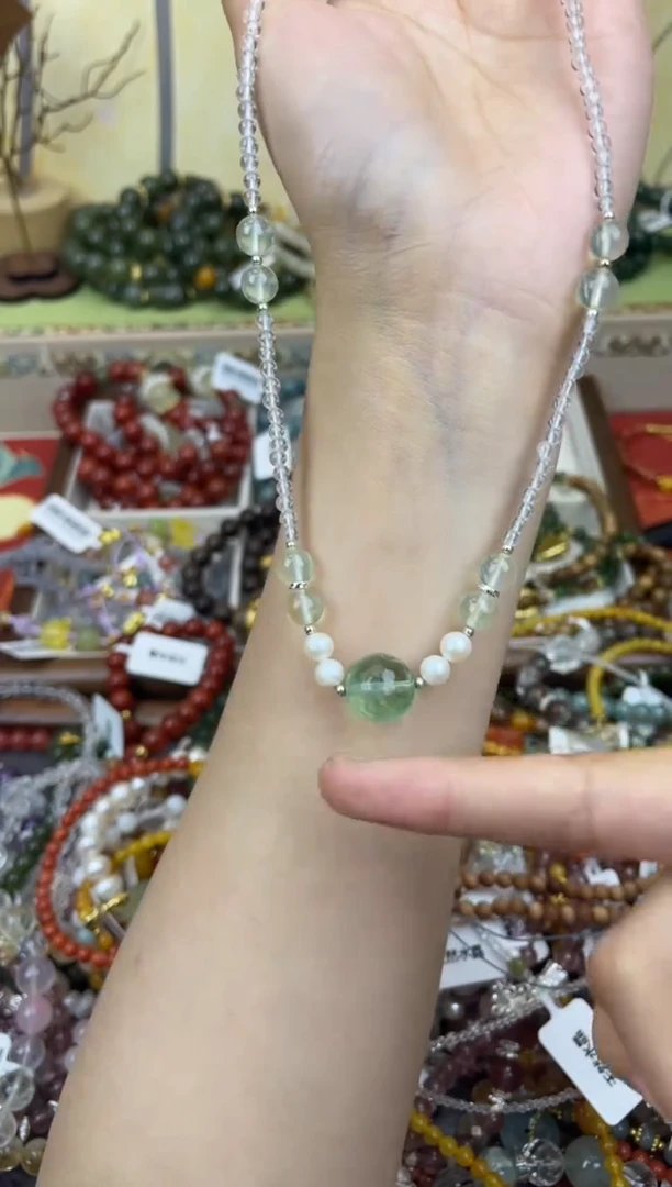 颈饰未镶嵌萤石468