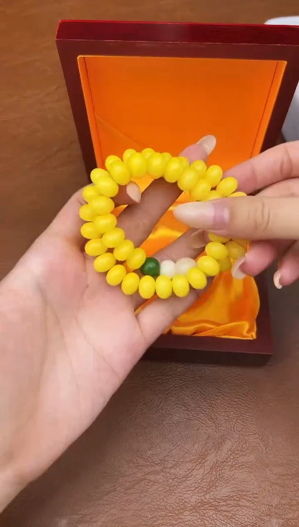 万家文玩阁黄玉菩提链接@@L007