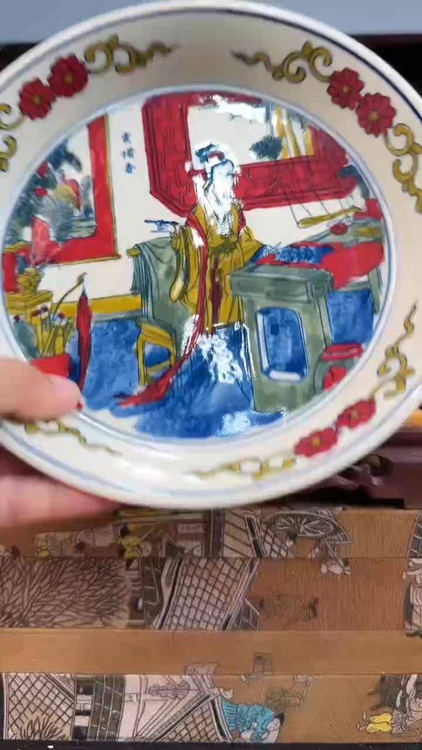 瓷片景德镇陶瓷摆件