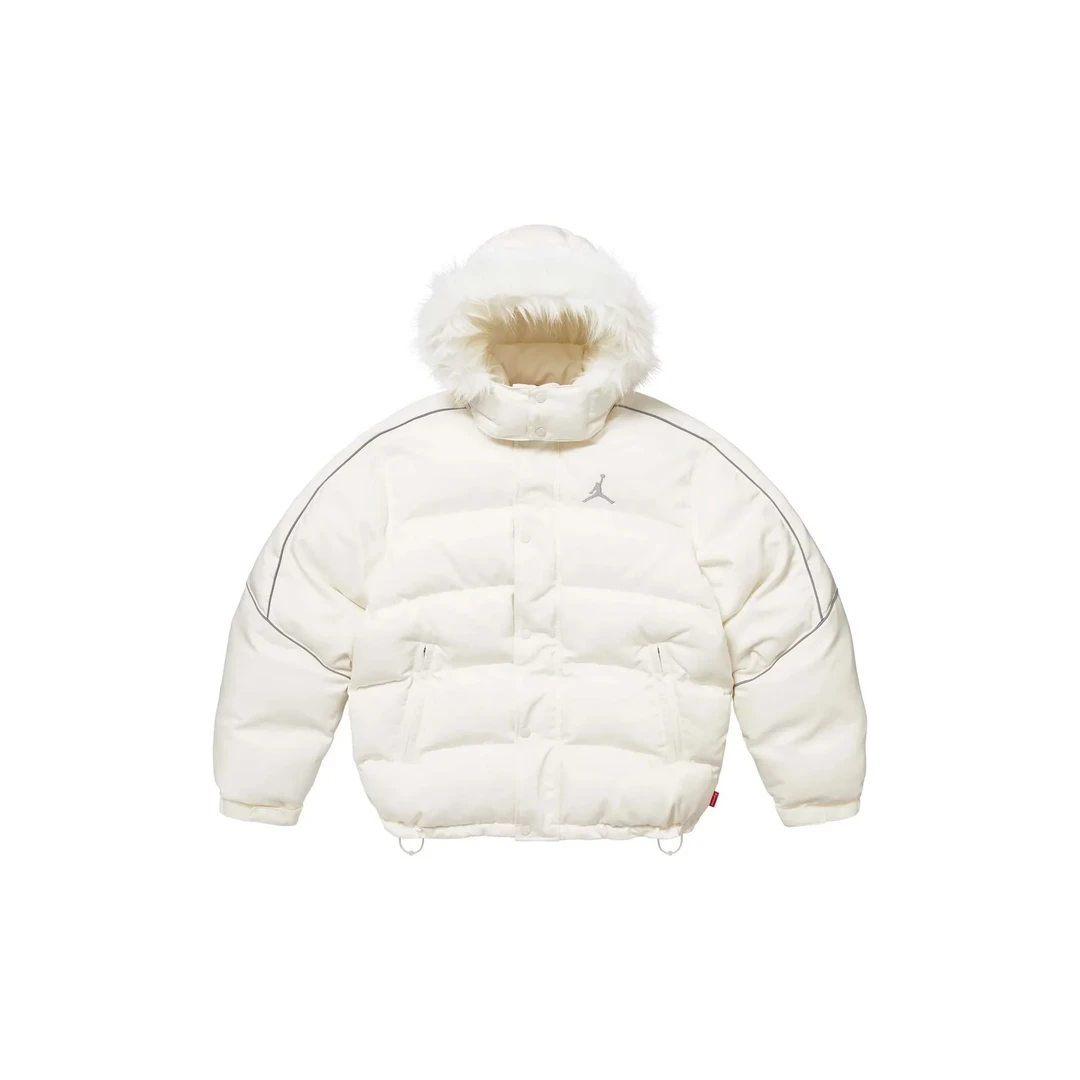 Supreme 联名 棉服 白色 XL