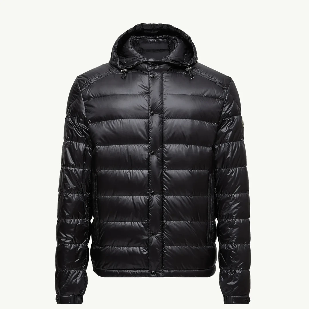 未使用 MONCLER 蒙口25年新款Gliere黑色亮面轻薄款羽绒服