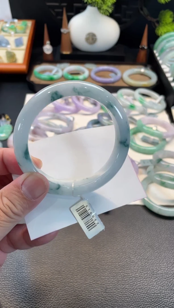 未镶嵌手镯翡翠85号链接 62正圈