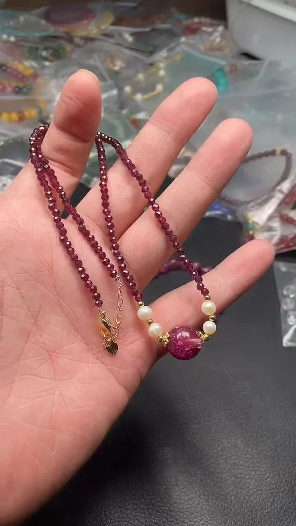 未镶嵌颈饰水晶多样性发货拍一发一