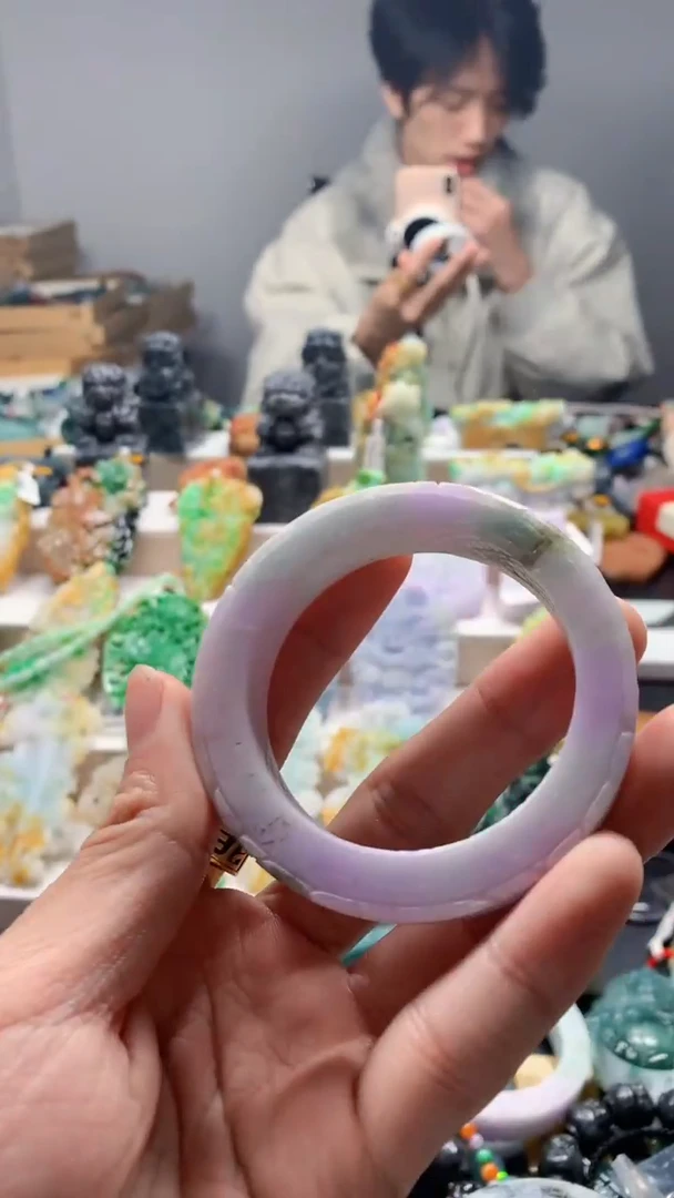 未镶嵌定制翡翠天然A货翡翠50圈口