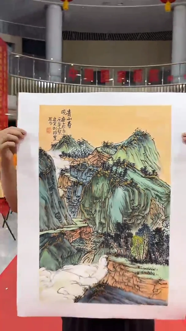 国画郑乐华手绘绘画作品1-32