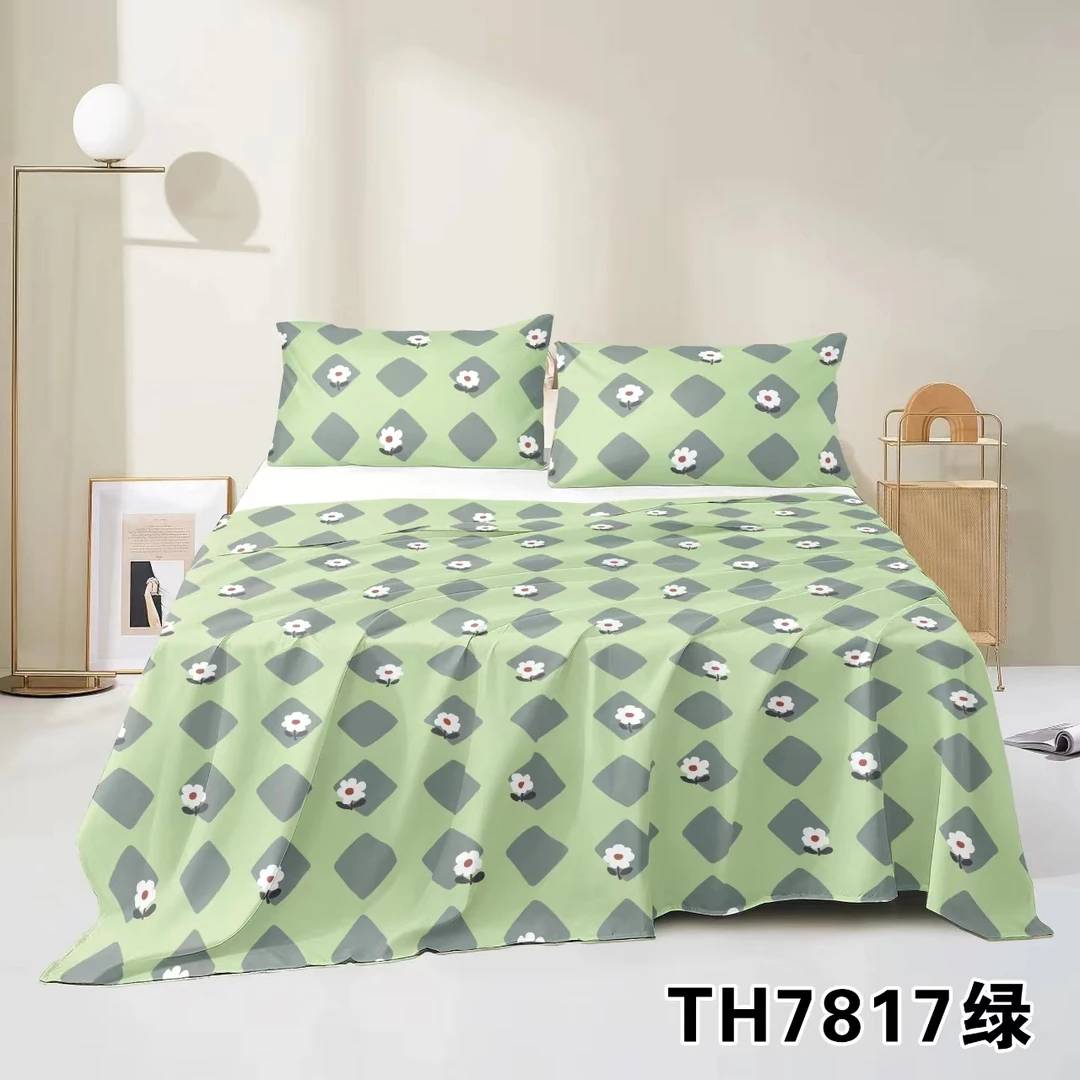 细纹粗布床单--琉璃花语200*240