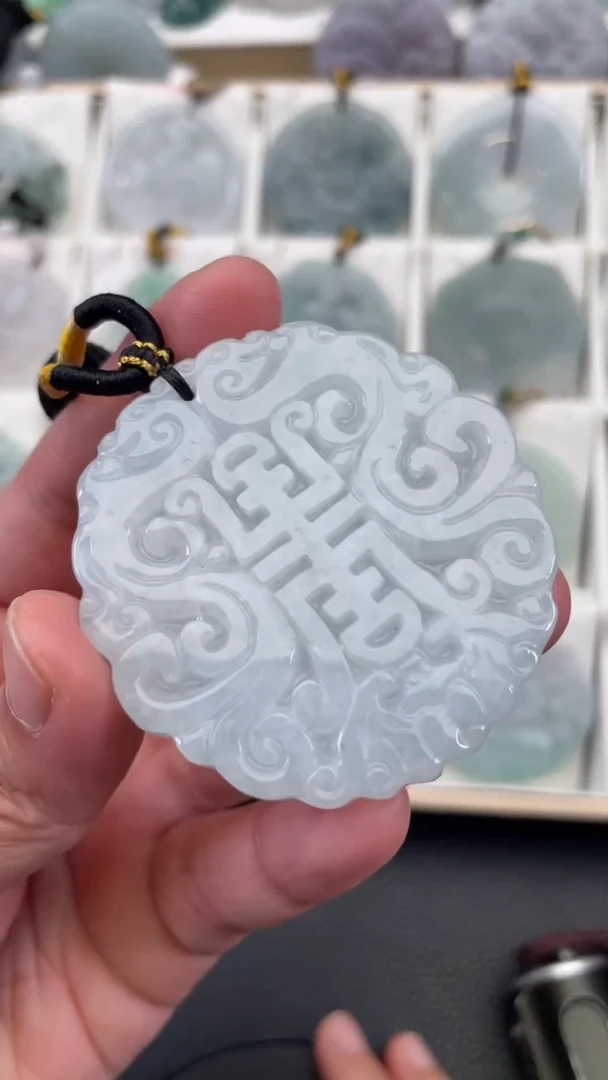 颈饰未镶嵌翡翠天然缅甸翡翠A货232