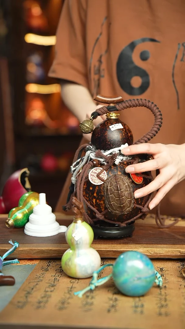 40号700ml左右非遗大漆酒葫芦