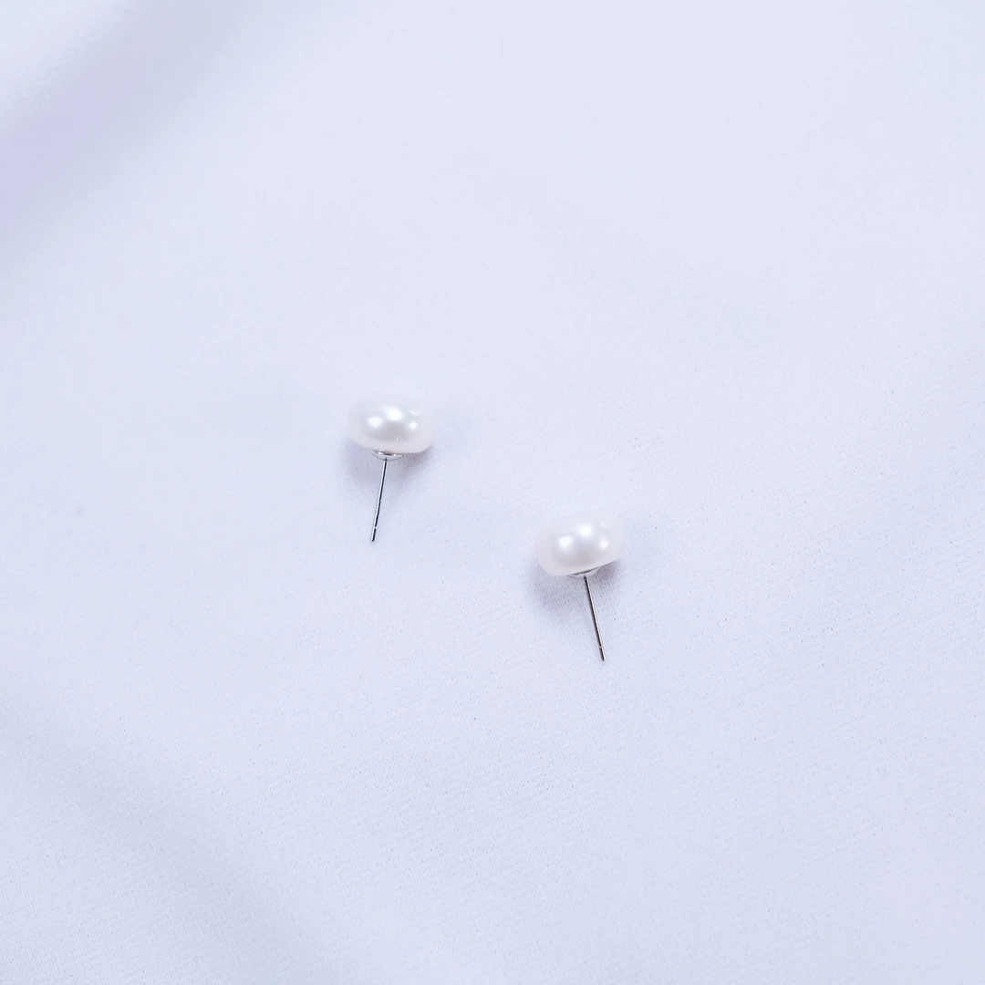 天然淡水珍珠耳饰   ED1186