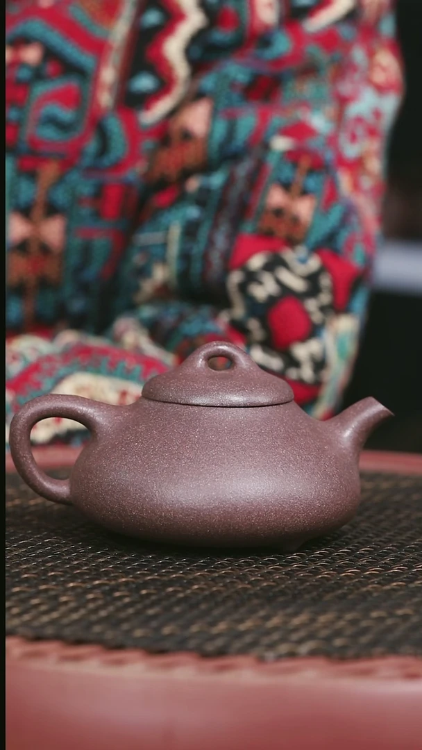 【闪购商品】紫砂桃花泥全手工士衡石瓢