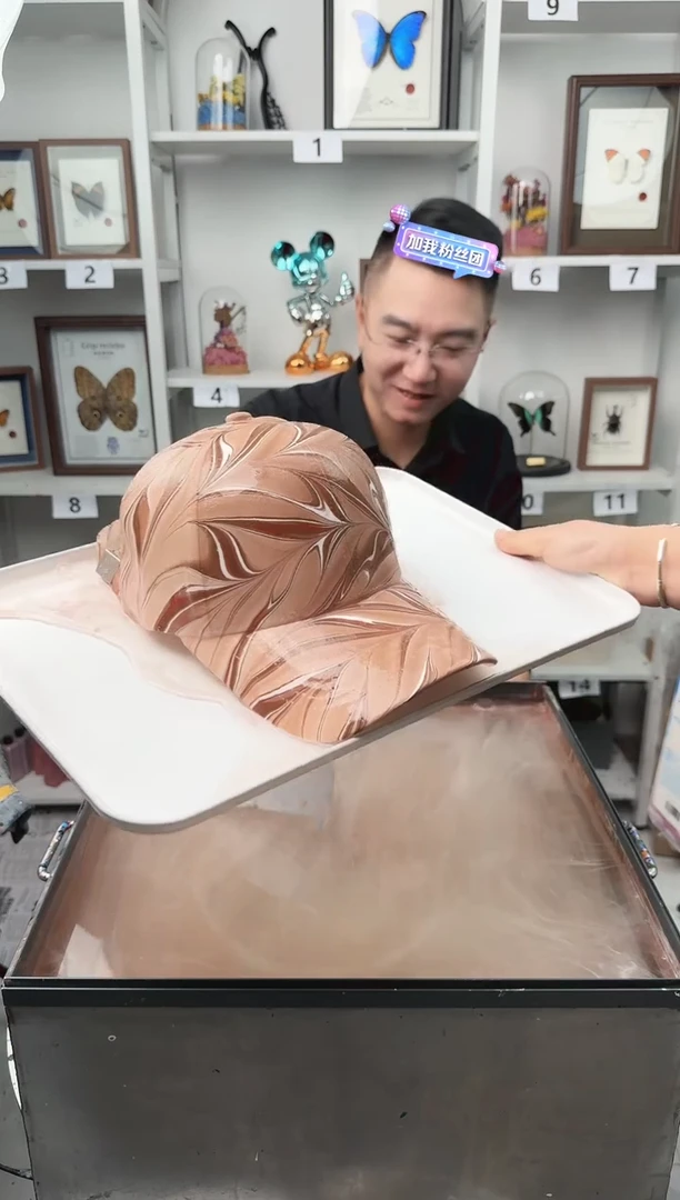 纯棉成人款麦穗纹水拓帽