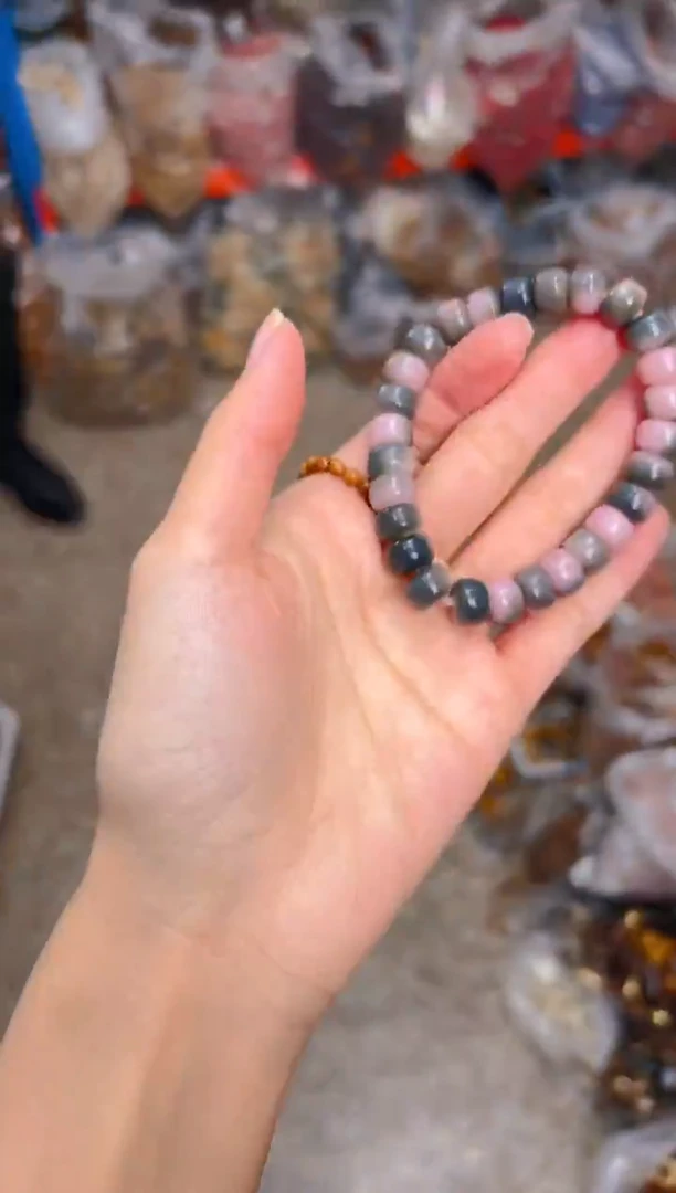 吊坠菩提根/象牙果紫色药片单圈