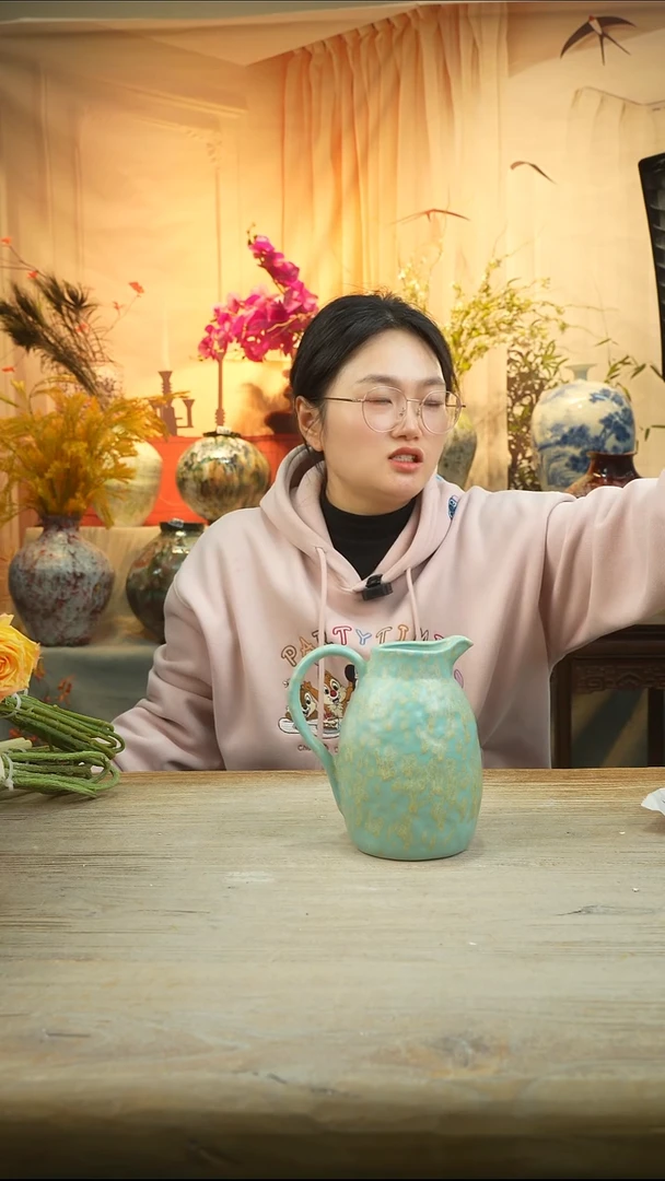 高18口8陶瓷花瓶