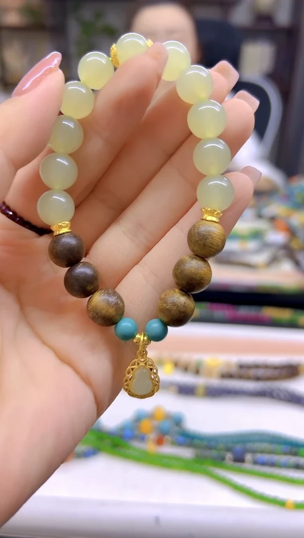 手链未镶嵌和田玉DIY款S381