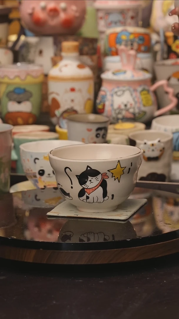 景德镇釉下彩绘设计师款式陶瓷