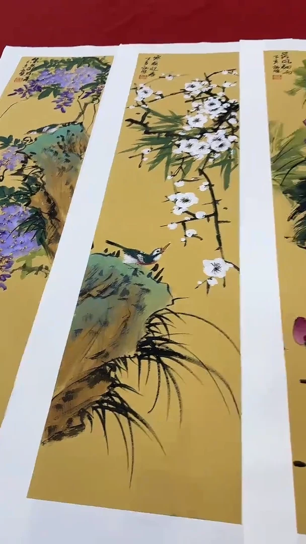 国画王炳杰手绘绘画作品24-15