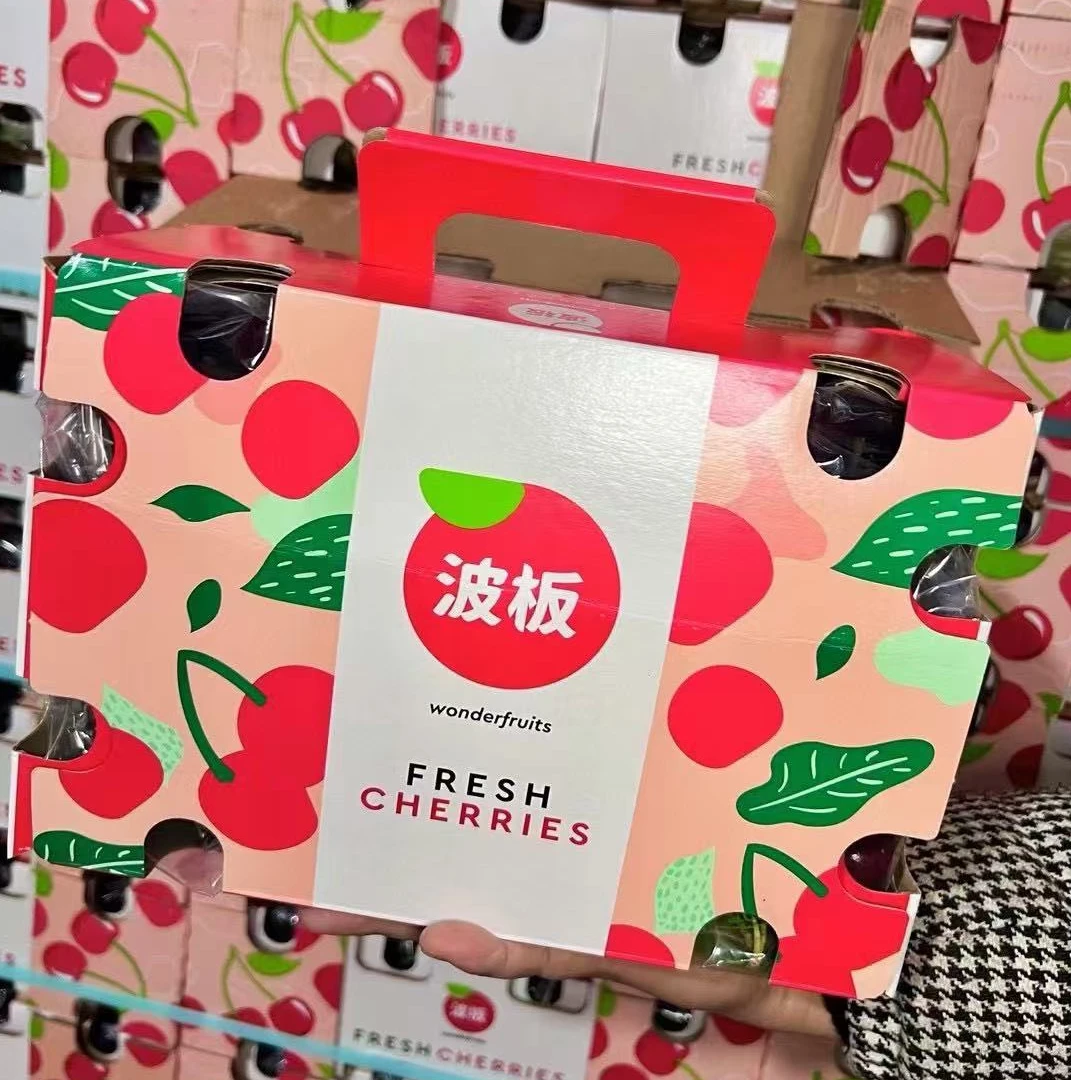 波板海运智利车厘子桑提娜 4JDD2斤/5斤净重 又脆又甜 内附果径卡