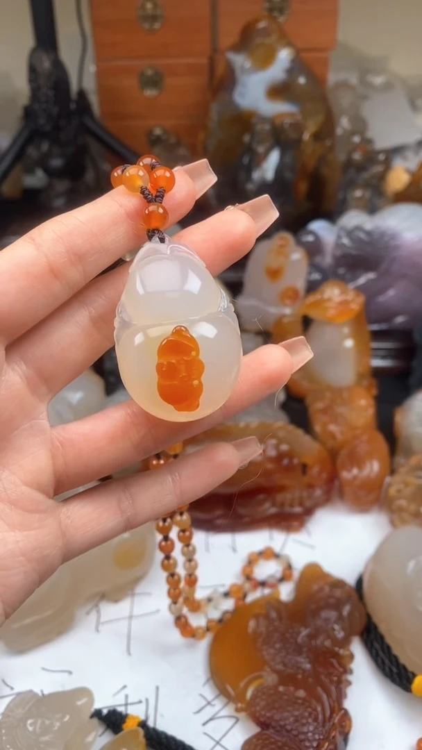 【闪购商品】玛瑙/玉髓颈饰未镶嵌AA