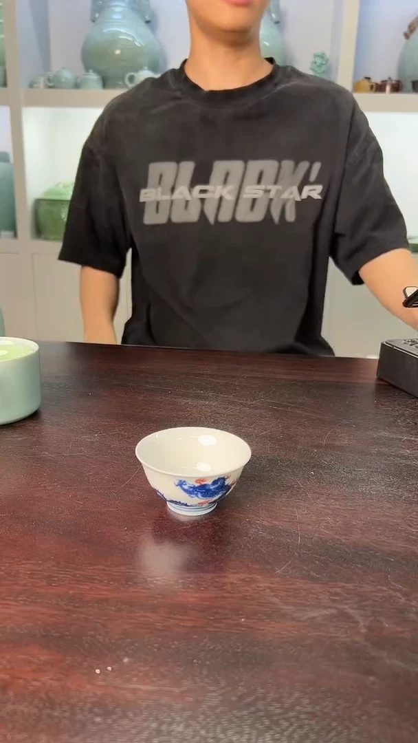 龙泉云间青瓷小米茶器