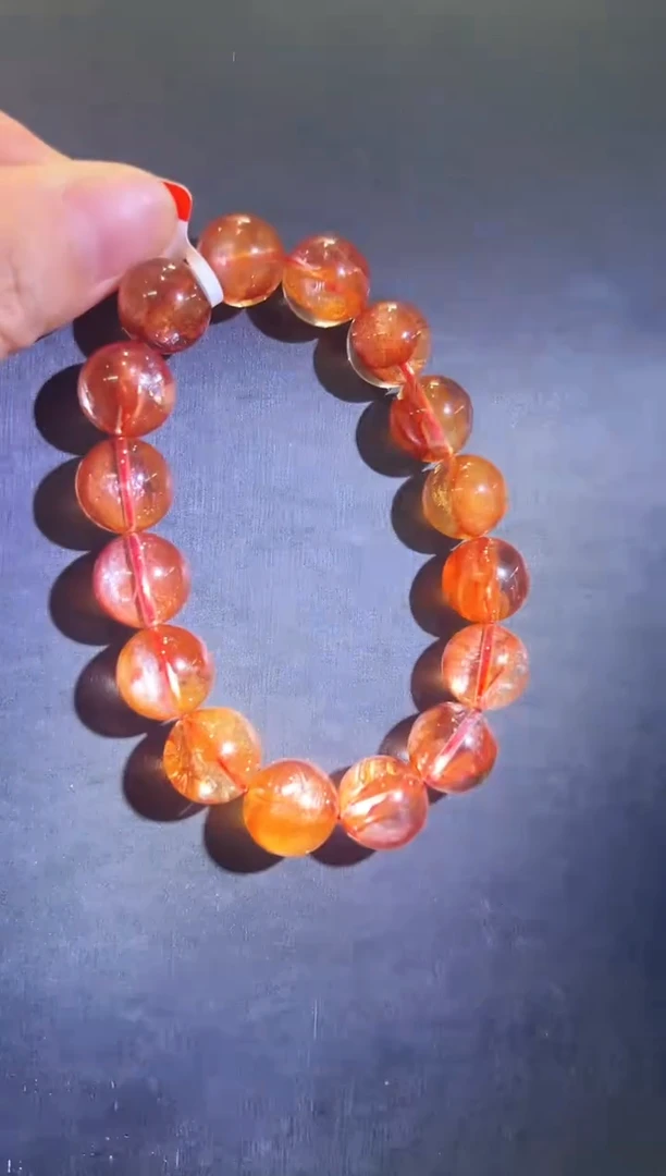 水晶手串未镶嵌糖纸胶花手串13m+ M51144X