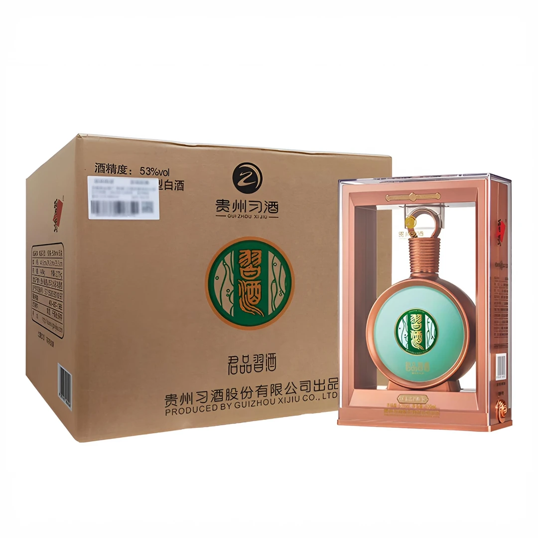 习酒君品6瓶(原箱有奖)酱香白酒53度500ml双十二立减53%Vol500ml