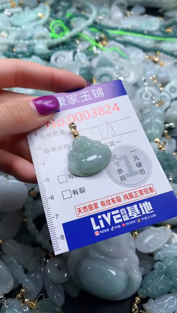 颈饰未镶嵌翡翠3824