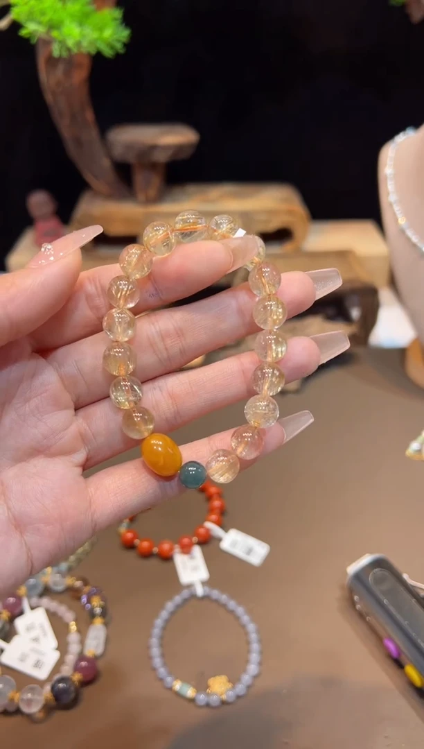 水晶手链未镶嵌手饰@@9635