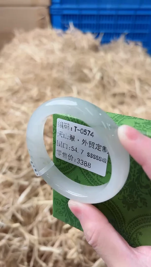 未镶嵌手镯石英质玉T-0574