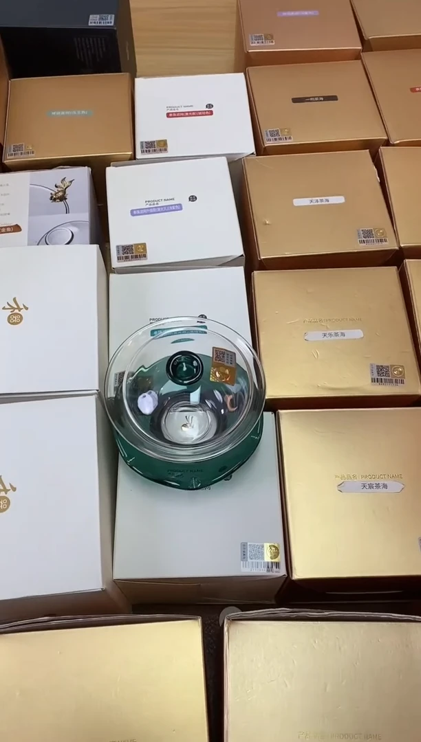 禾器/禅语盖碗/墨绿